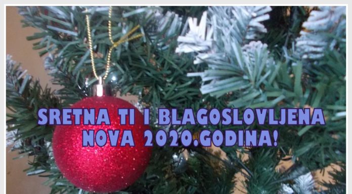 SRETNA TI I BLAGOSLOVLJENA NOVA 2020.GODINA!