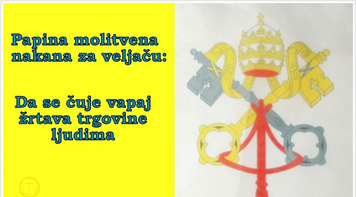 Papina molitvena nakana za veljaču: Da se čuje vapaj žrtava trgovine ljudima
