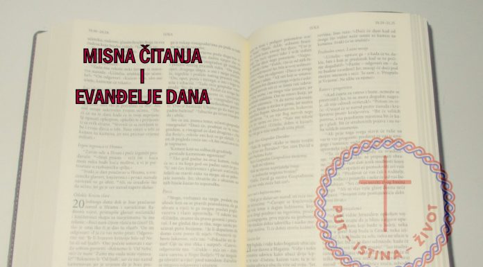 MISNA ČITANJA I EVANĐELJE DANA – 31.10.2020.