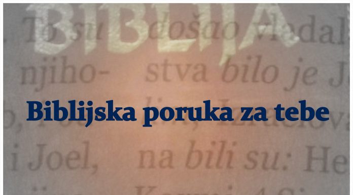 Biblijska poruka za tebe
