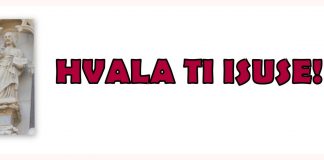 HVALA TI ISUSE! ( Brat Bojan Kožica – 30.11.2020. )