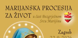 Marijanskim procesijama za život počinje jesenska kampanja inicijative “40 dana za život”