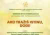 Zajednica „MOLITVA i RIJEČ“ – Područna zajednica Osijek, organizira trodnevni seminar nove evangelizacije.